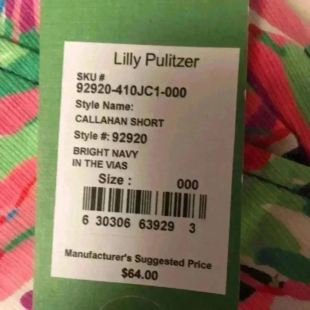 Preppy Lilly Pulitzer Callahan Shorts NWT - Picture 5 of 7